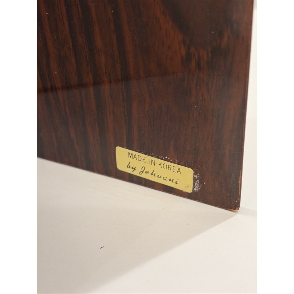 Vintage Jehuani Wood Grain Address Book 3 Ring Binder Korea - Picture 3 of 12